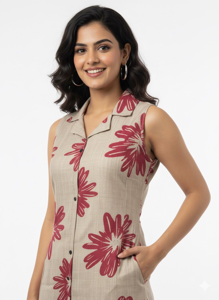 VERTICAN COLLAR CO-ORD SET