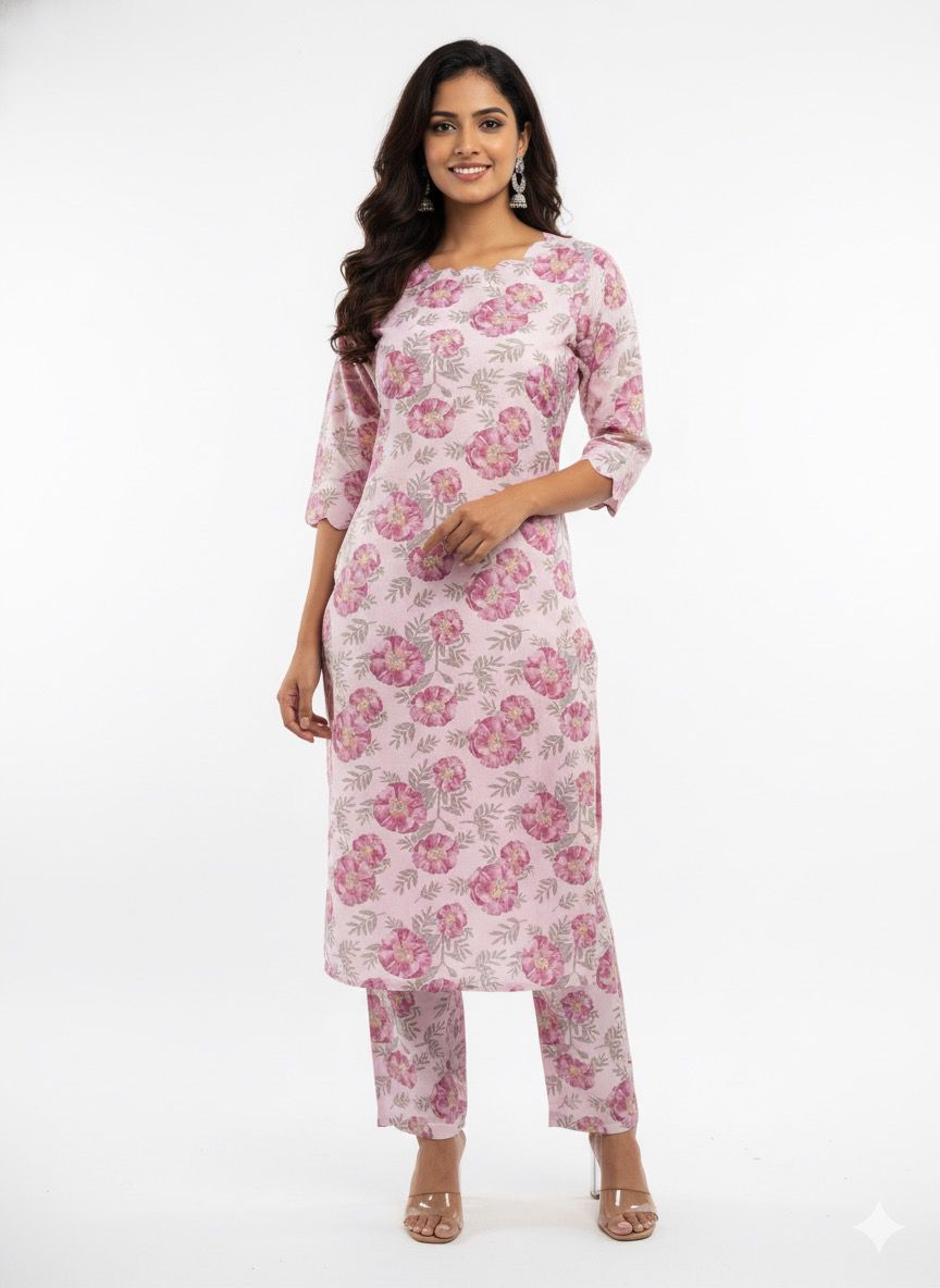CHANDERI SILK CO-ORD SET