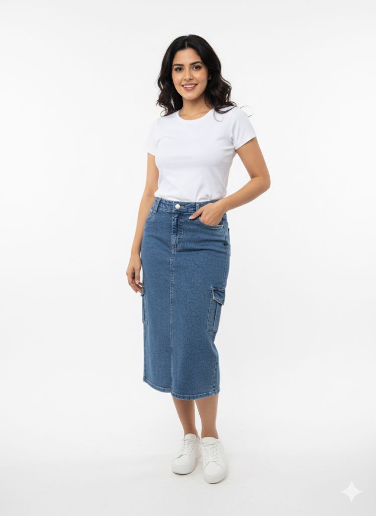 DENIM SKIRT